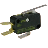 OBSOLETE Otehall 383-25-10ZD1 Microswitch with 28mm long plain lever